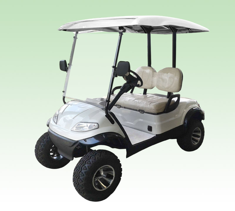 A627两人座加座高尔夫观光车