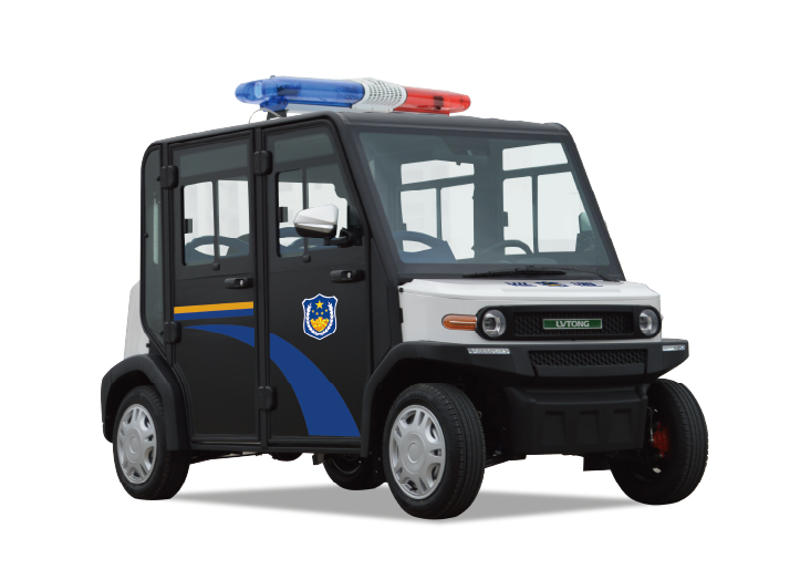 四人座封闭式电动巡逻车