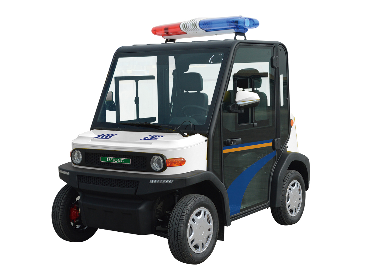 两人座封闭式电动巡逻车