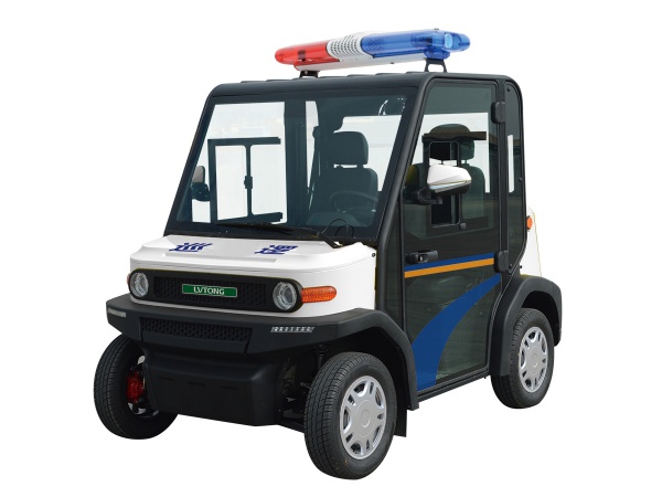 两人座封闭式电动巡逻车