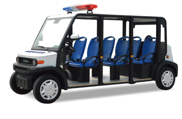 六人座封闭式电动巡逻车