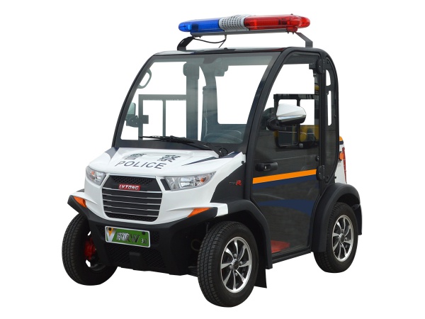 两人座封闭式电动巡逻车