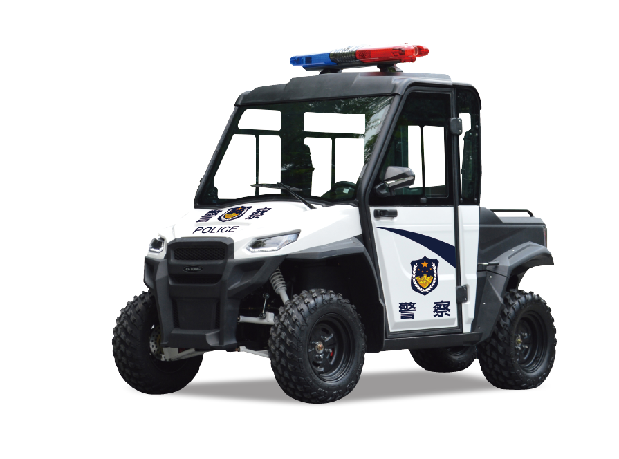 二人座封闭式电动巡逻车