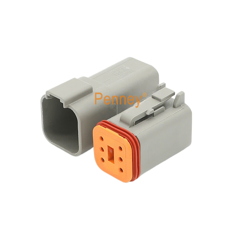 eMagTech 1 Set DT04-12P DT06-12S 12-poliges wasserdichtes Automobil-Steckverbinder-Kit IP67 bewertet 14 AWG 13 A elektrischer Stecker und Buchse für robuste Anwendungen