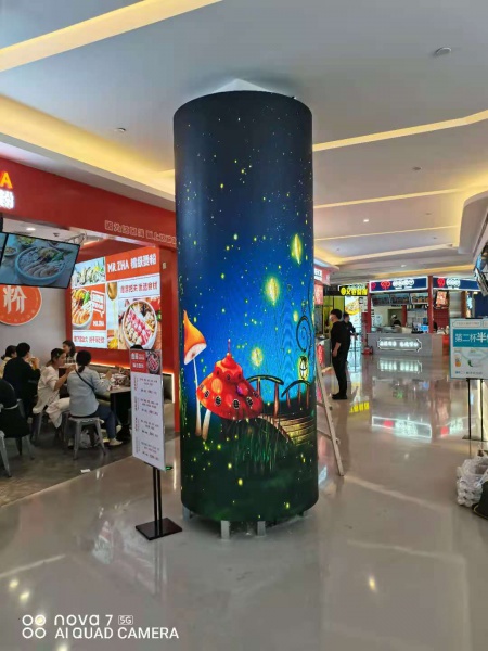 高端顯示柱形屏