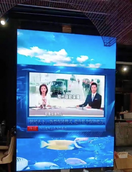 環保氧氣項目138寸3D高清顯示屏