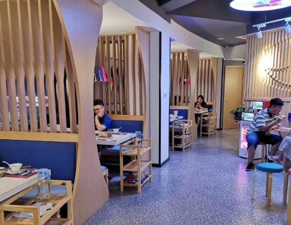 餐廳水磨石應用案例