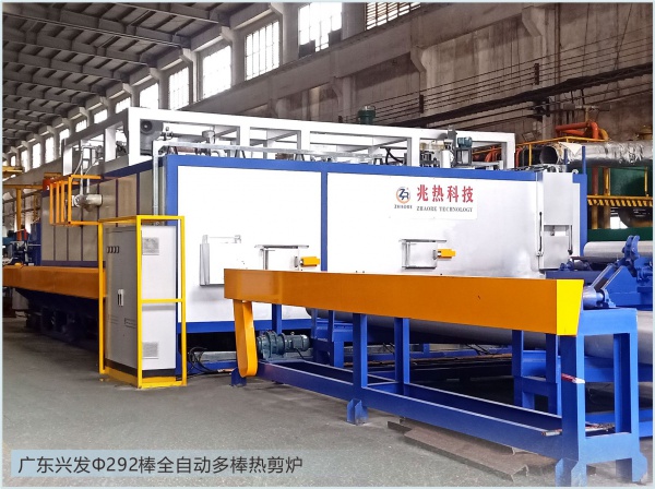 侧面双枪全自動多棒熱剪爐-152棒，254棒