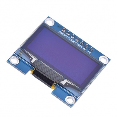 2 Display OLED SSH1106 1.3 Pollici - 128x64 Pixel, Blu, Per Arduino, AVR, PIC, STM32 - Foto 6