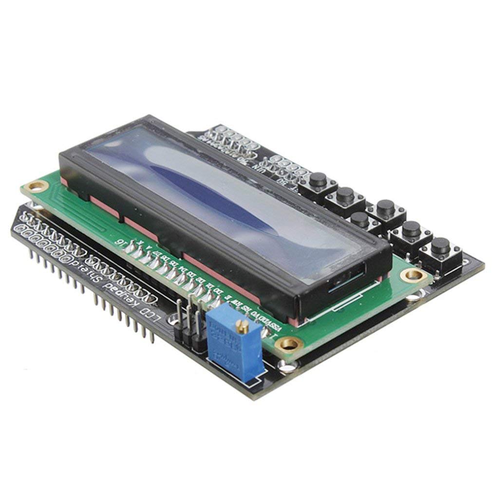 LCD1602 Input/Output expansion board LCD Keypad Shield for Arduino ...