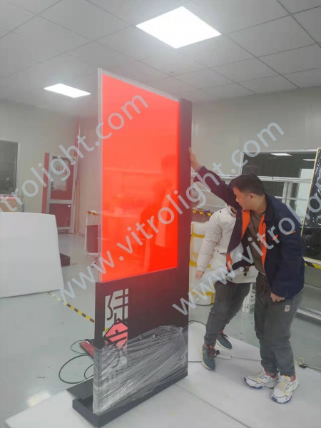 55寸OLED自觉光透明屏带纳米触摸