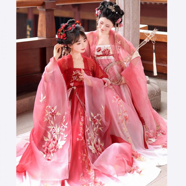 牡丹花神・国色天香 唐制 訶子裙 仙女服 中華漢服　H22＃ 牡丹花神・国色天香 唐制 訶子裙 仙女服 中華漢服 H22＃