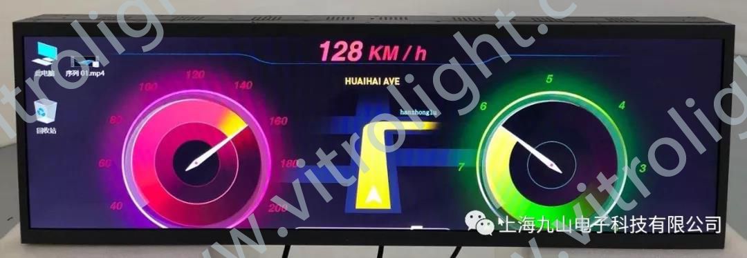 42-inch double-sided shelf end screen-a chain store in Suzhou