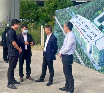 台州市委常委、温岭市委书记朱建军一行视察威斯尼斯392.com平台“零地技改