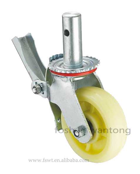 重型花紋（wén）尼（ní）龍鷹架腳輪（支架規格6mm）