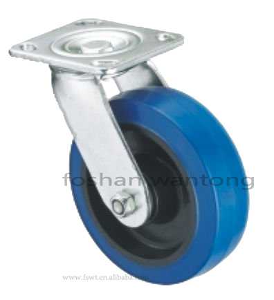 塑芯弹力（lì）胶脚轮万向轮（支架6mm、5.2mm、3.5mm）