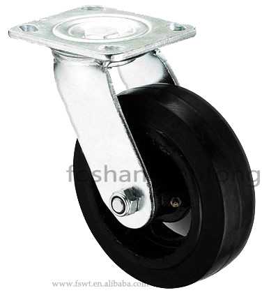 出口B型橡膠（jiāo）腳（jiǎo）輪萬向輪