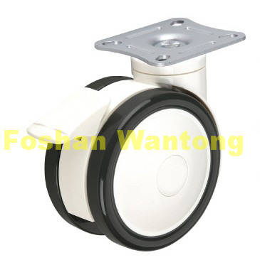 醫療腳（jiǎo）輪平底萬（wàn）向輪帶刹車（chē）