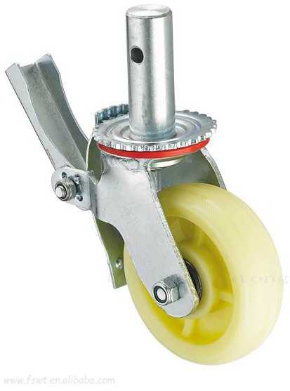 重型鷹架尼龍（lóng）花紋輪子