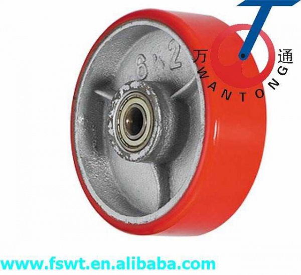 雙軸PU 3寸-12寸單輪