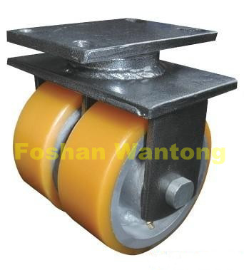 可（kě）按客戶（hù）要求定做異型腳輪（lún），超重型腳輪