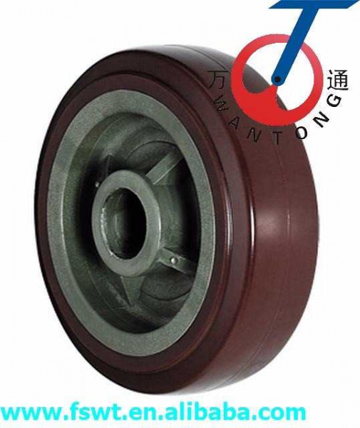 棕色（sè）PVC 4寸-8寸單輪（lún）