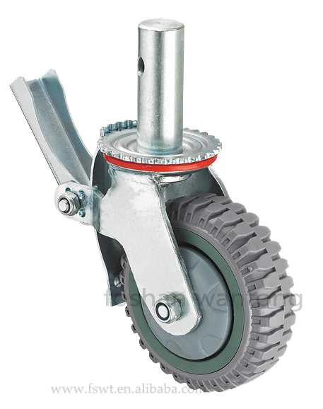 重型鷹架聚氨酯（zhǐ）PU灰（huī）烽火（huǒ）輪(支架6mm)