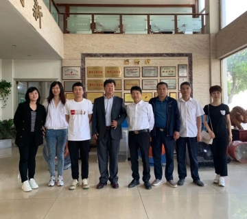 Secretary General Liu and his delegation from the Fan Branch of the China Machinery Association visited Xingyi for research