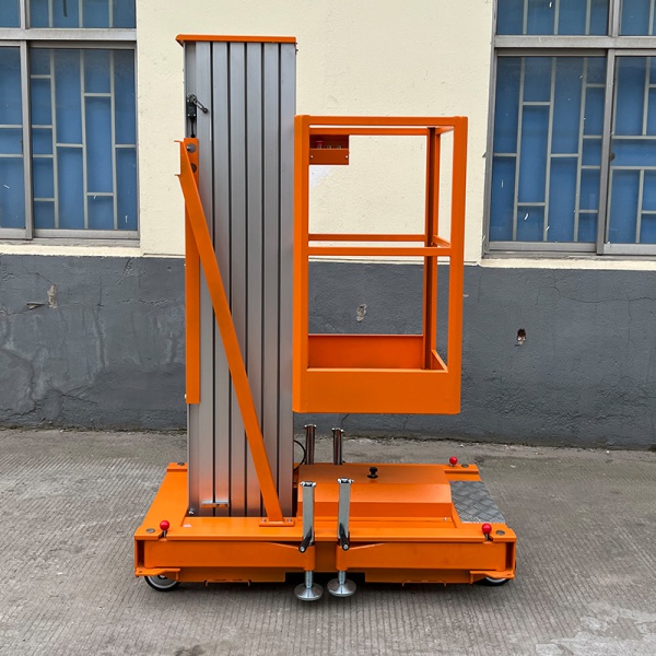 单轨式鋁合金高空作業平台