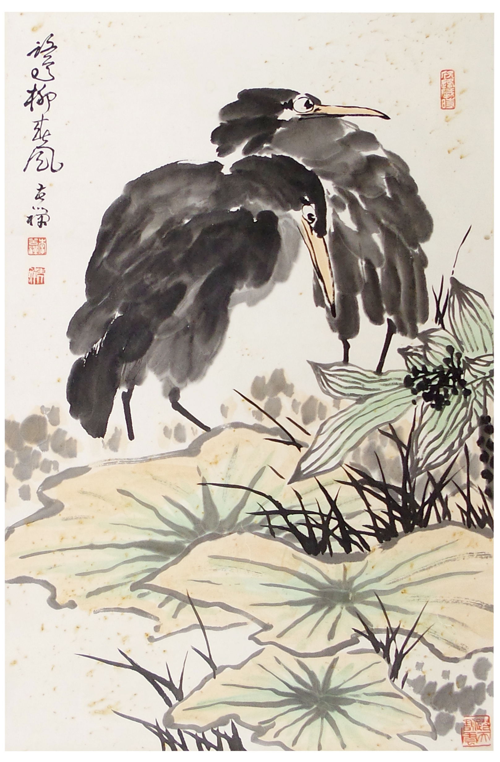 书画名家李苦禅多幅作品亮相2021海纳百宝珍春拍-山东海纳百宝珍