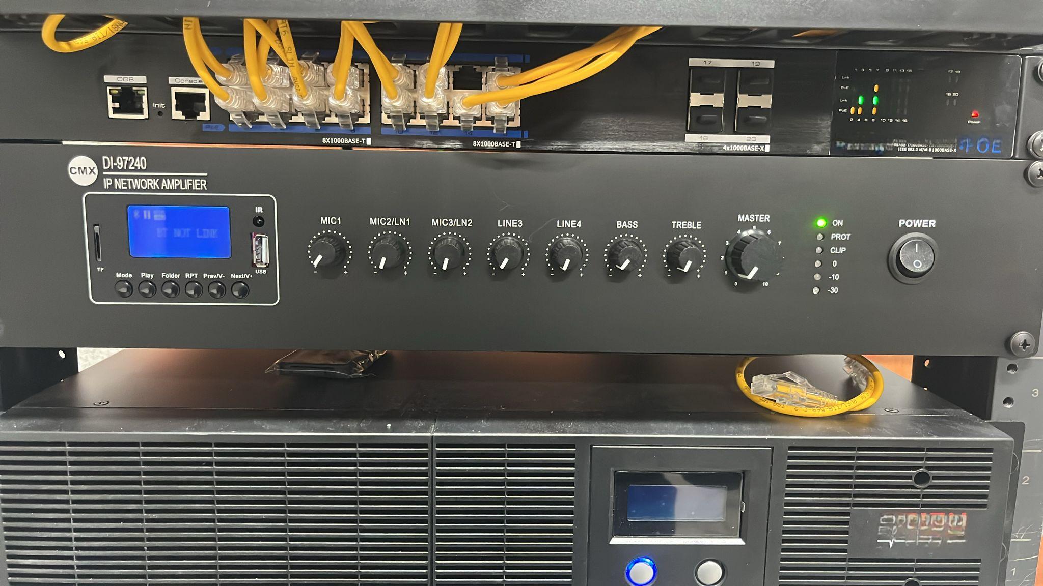 Cmx Network CMX IP Network PA System for 4-Story Building in Algeria