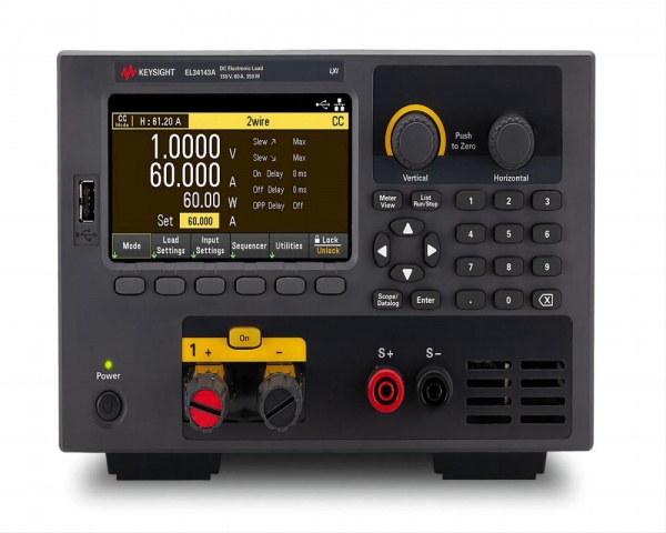 EL34143A 350 W 台式電子負載，包含單路輸入 150 V，60 A，350 W