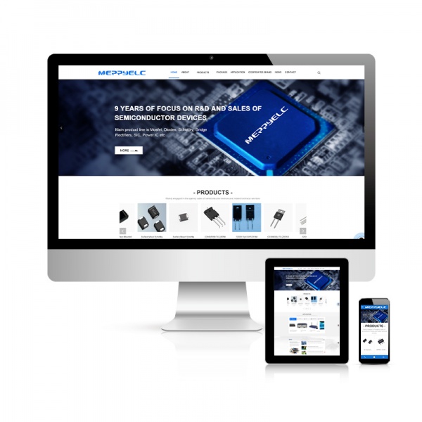 美瑞電子【半導體的設計、開發和銷售】官網建設推廣