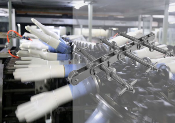 医疗手套生产线链条防漏油