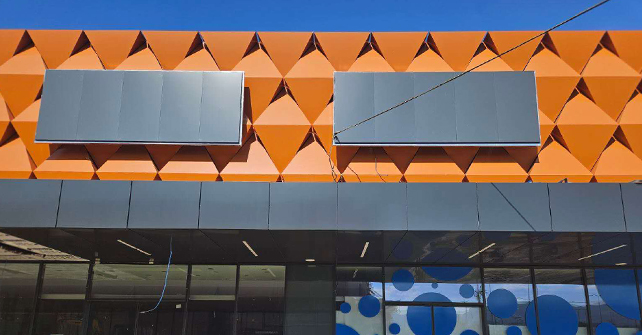 造型鋁塑板外牆