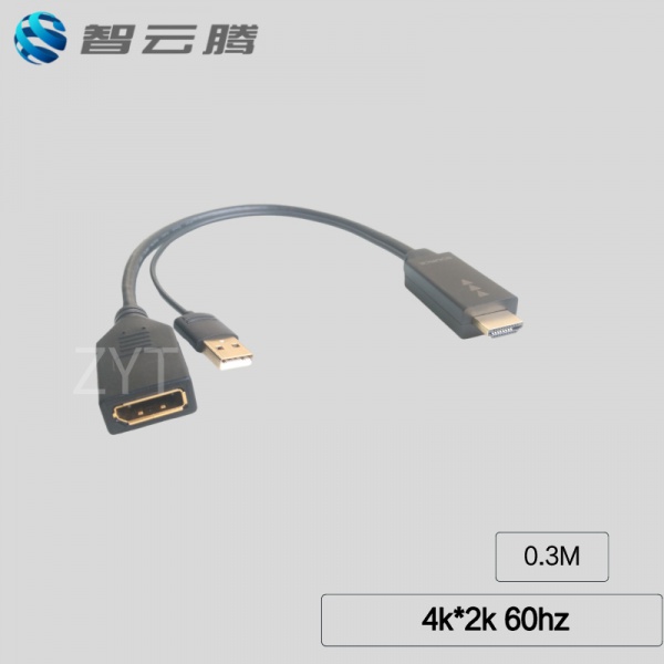 HDMI2.0 IN MALE TO DP 1.2 4K60HZ