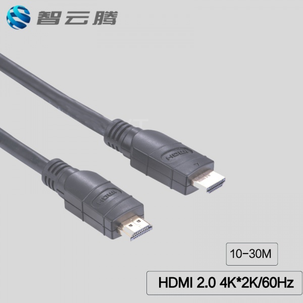 HDMI 2.0 Cable, A/M-A/M, 26AWG, OD:8.0mm, Gold Plated, ABS IC在头部