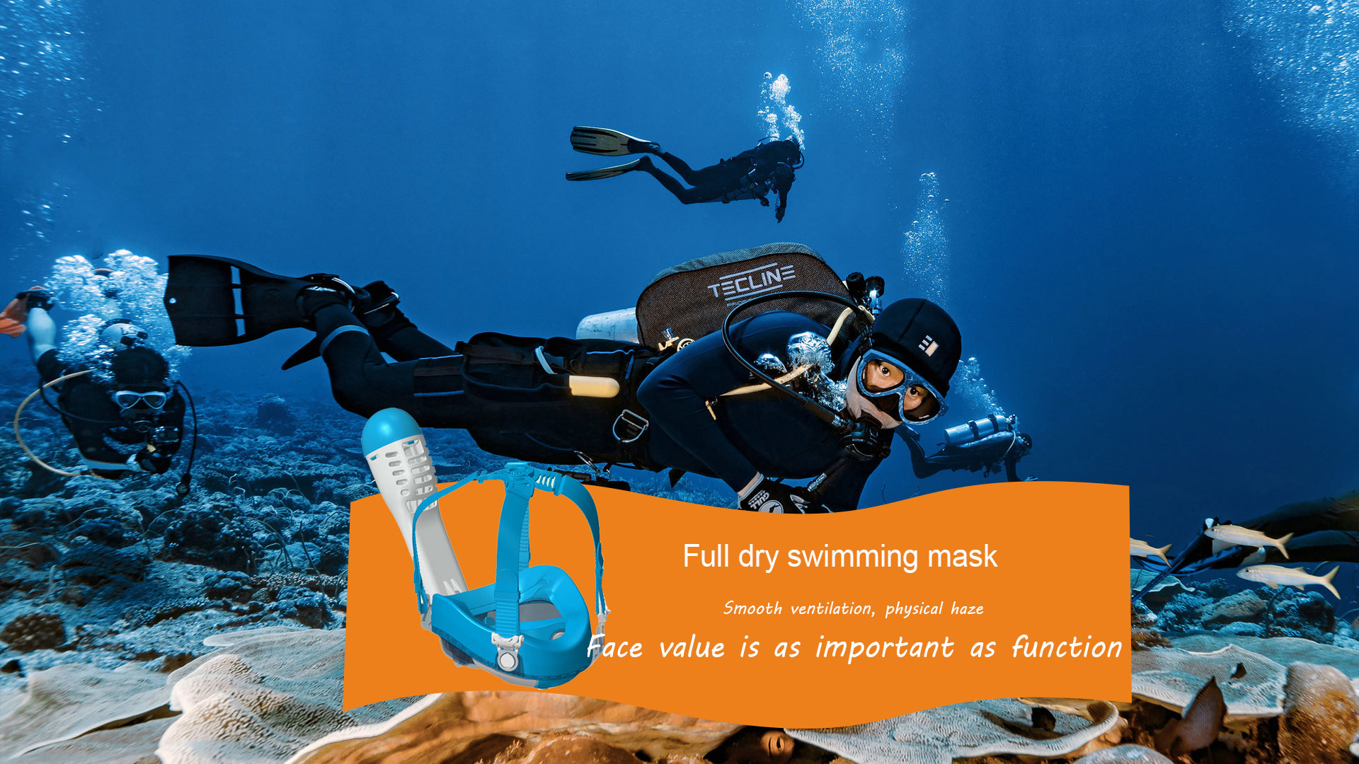 RKD Full Face Snorkel Mask