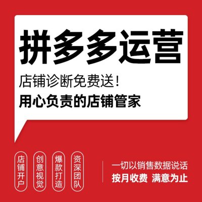 拼多多7天打造爆款日销千单提升店铺流量百万运营