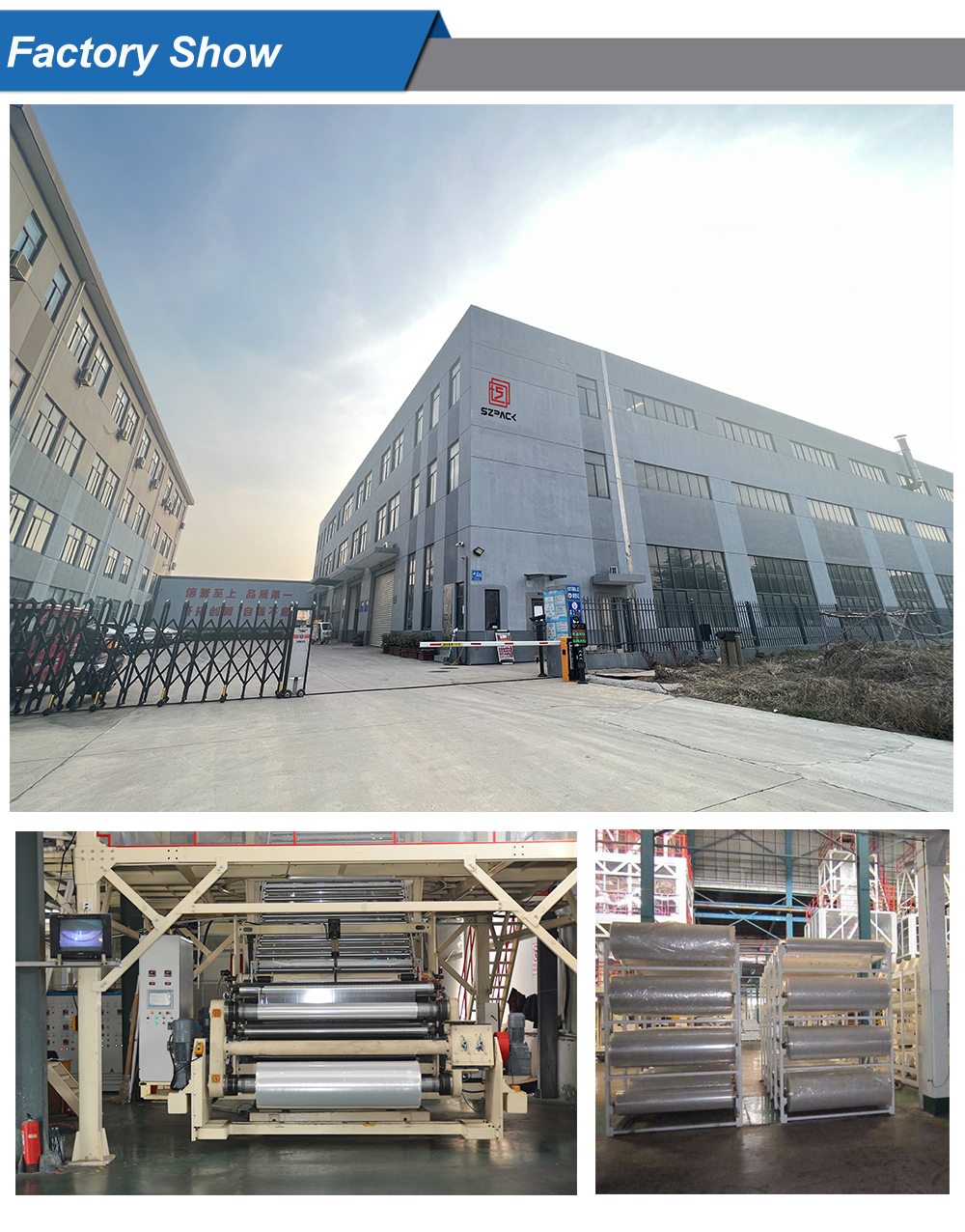 POF Shrink Wrap in Production