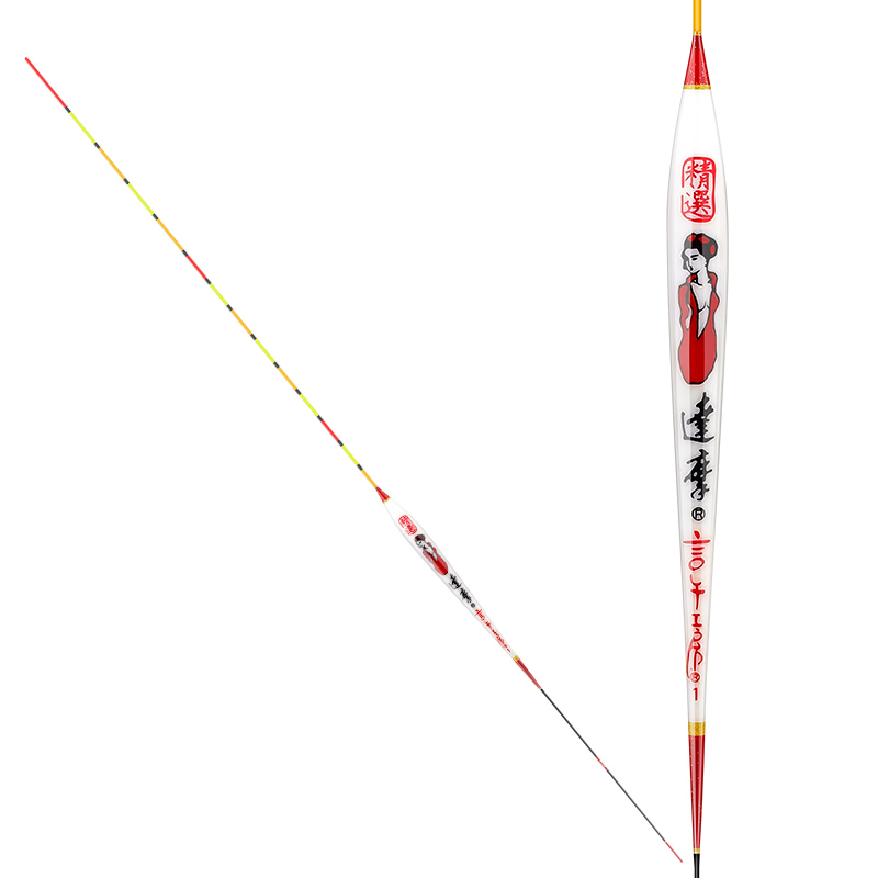 利来国际浮漂女利来国际轻口鲫鱼孔雀羽底钓综合鱼漂KN04