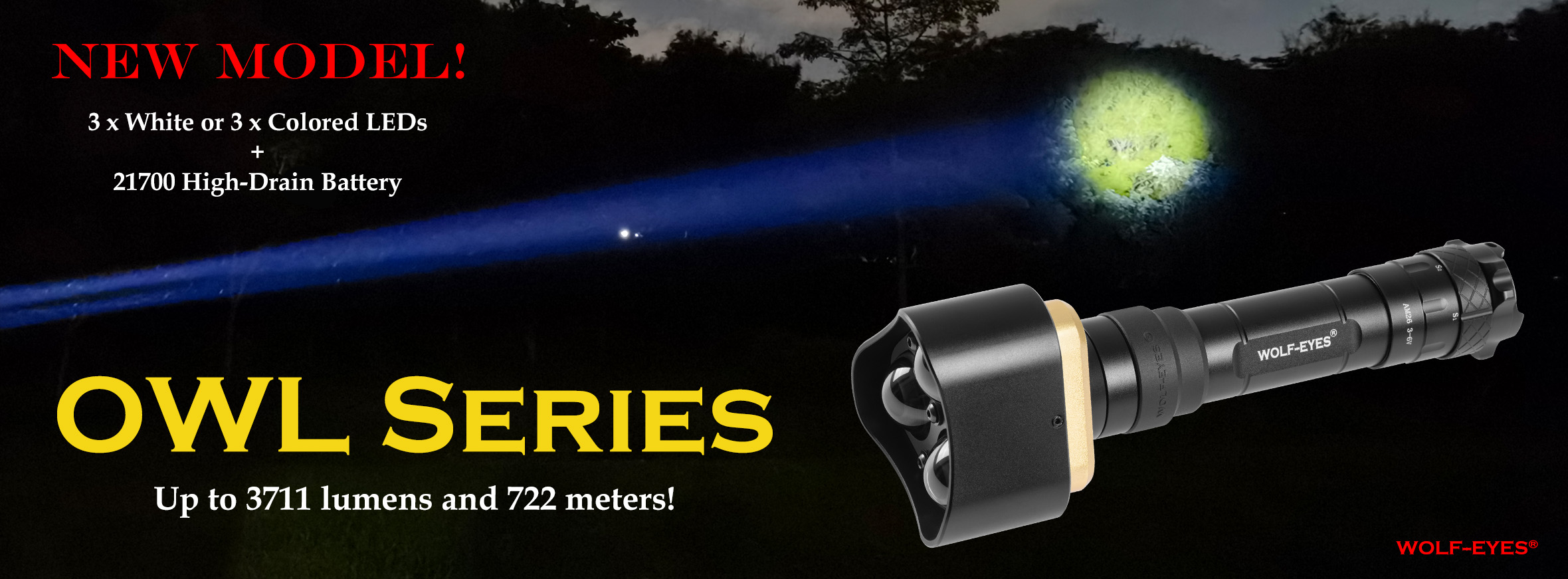 Wolf-Eyes - Professional Flashlights, Headlamps and Accessories