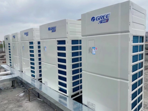 Gree central air conditioning project installation