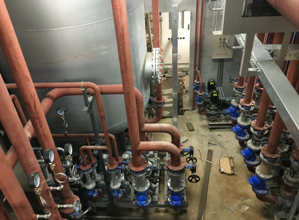 Entertainment place central air conditioning project