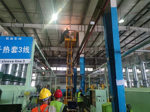 Construction of stainless steel pipe sealing barrier for plant reinforcement