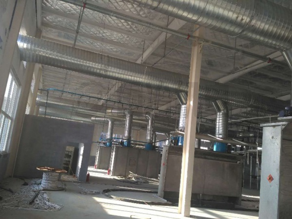 Electroplating equipment ventilation engineering