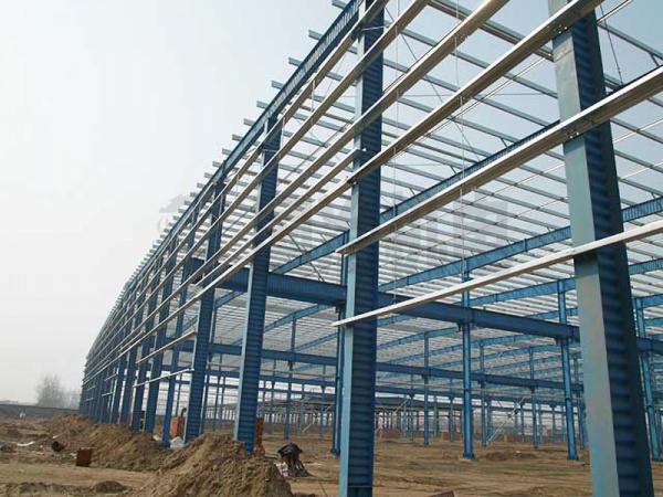 Large-scale factory steel structure engineering