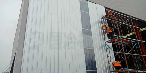 Workshop color steel plate installation project