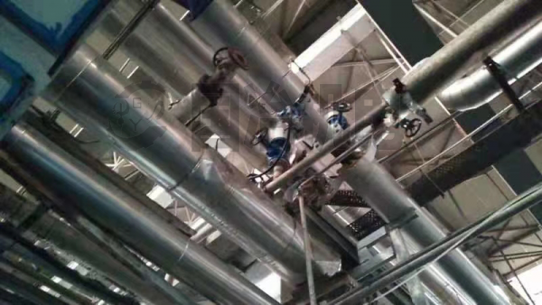 Pipeline installation works