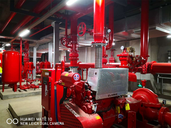 Huahong semiconductor fire installation project